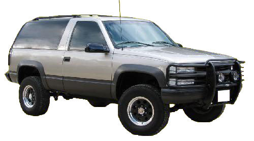 Chevy van full 2025 size fender flares