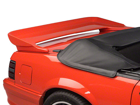 Ford Mustang Coupe/Convertible "Saleen Style" Factory 2Post No Light Spoiler (1979-1993) - DAR Spoilers