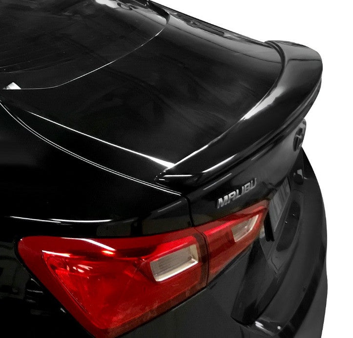 Chevrolet Malibu Factory Lip No Light Spoiler (2016 and Up) - DAR Spoilers