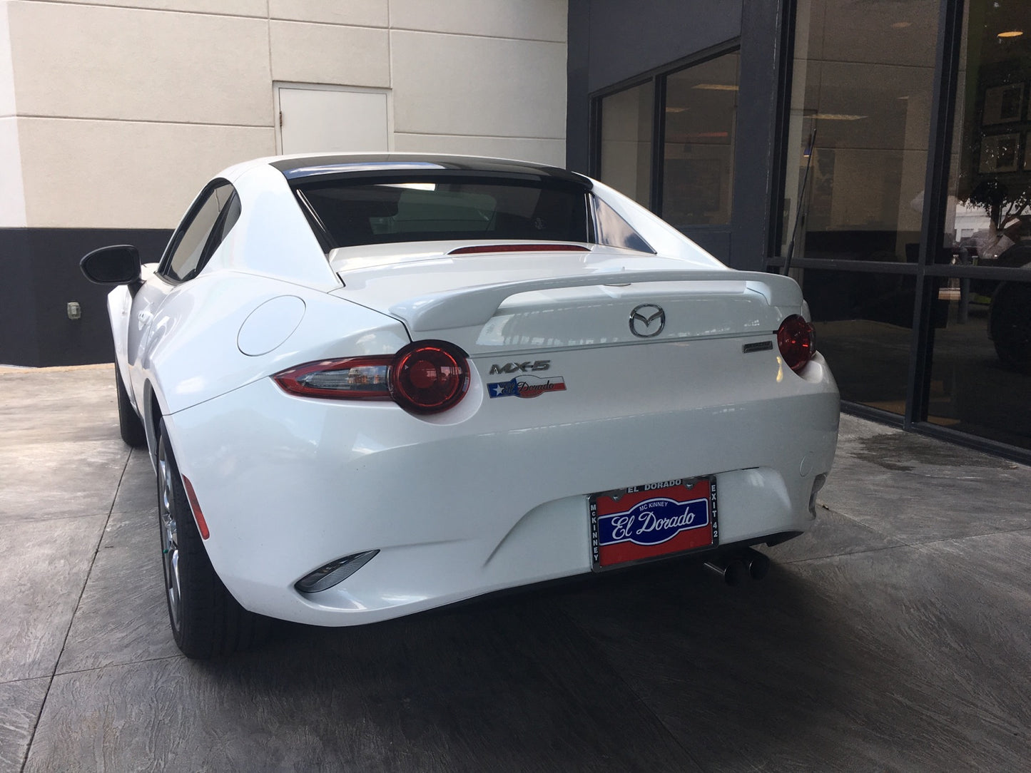 Mazda Miata MX-5 "Road Racer" Custom 2Post No Light Spoiler (2016 and UP) - DAR Spoilers