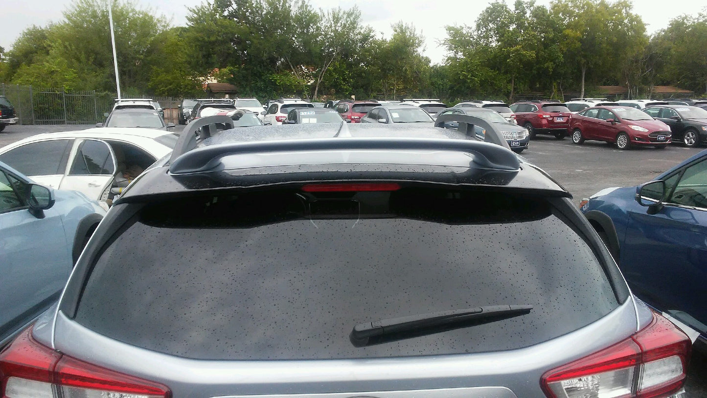 Subaru XV Crosstrek Custom 2post No Light Spoiler (2018 and Up) - DAR Spoilers