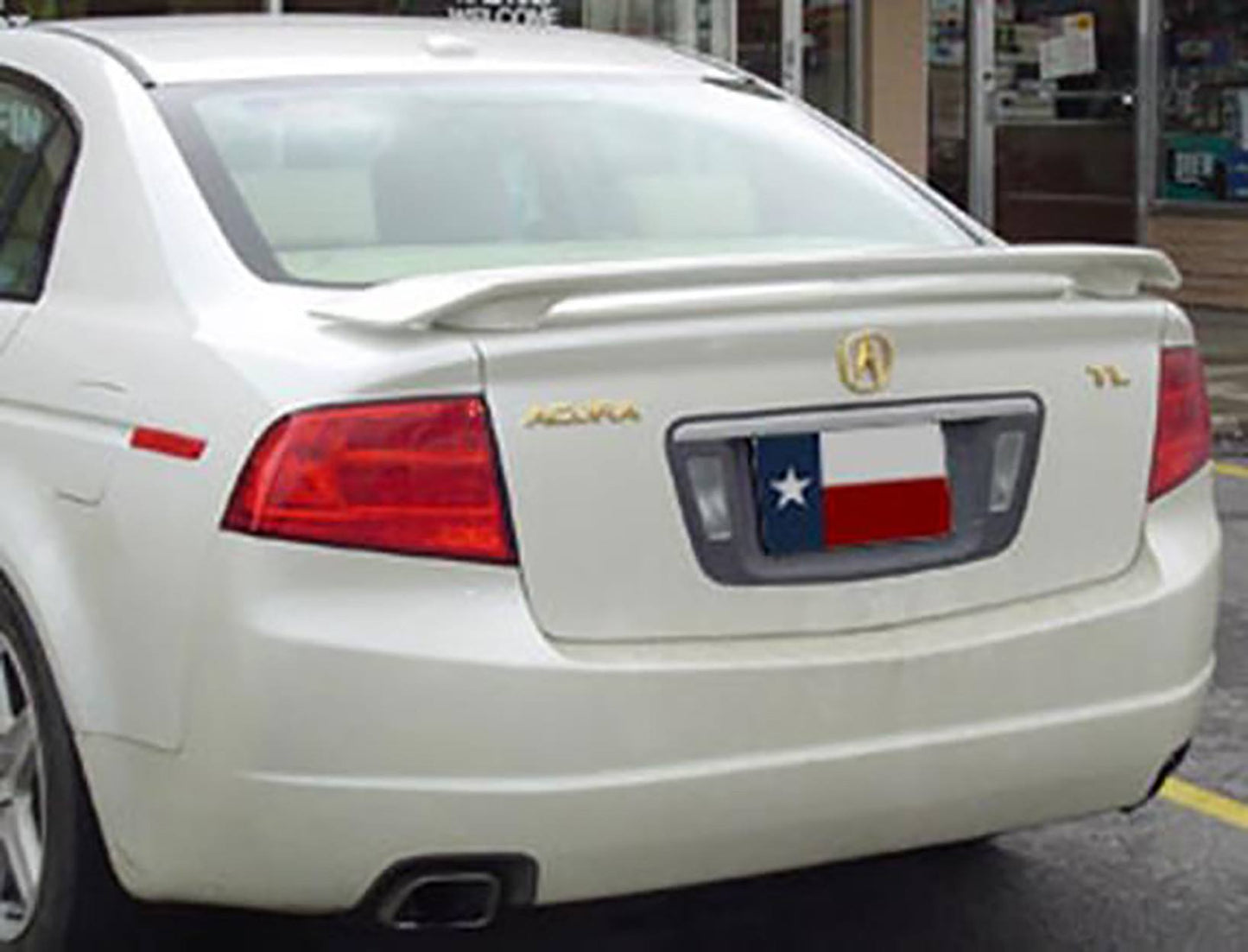 Acura TL 2-Post Factory Post No Light Spoiler (2004-2008) - DAR Spoilers