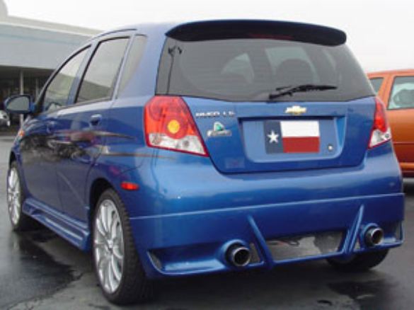 Chevrolet Aveo 5-Dr Hatchback Factory Roof No Light Spoiler (2004-2011) - DAR Spoilers
