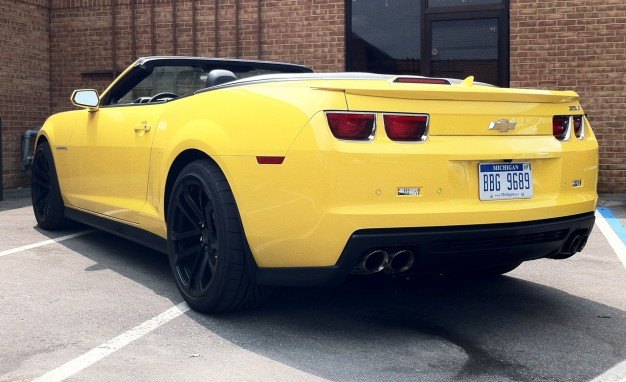 Chevrolet Camaro Convertible Factory Lip No Light Spoiler (2011-2013) - DAR Spoilers