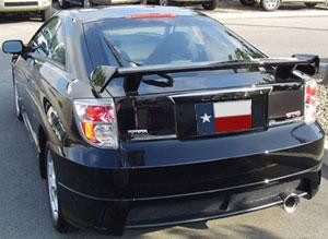 Chevrolet Cobalt 2Dr Action Package Custom Post No Light Spoiler (2005-2010) - DAR Spoilers