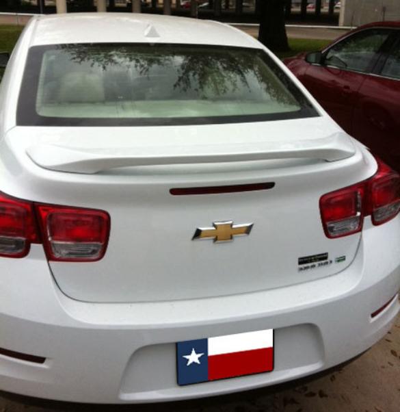Chevrolet Malibu Custom Post No Light Spoiler (2013-2015) - DAR Spoilers
