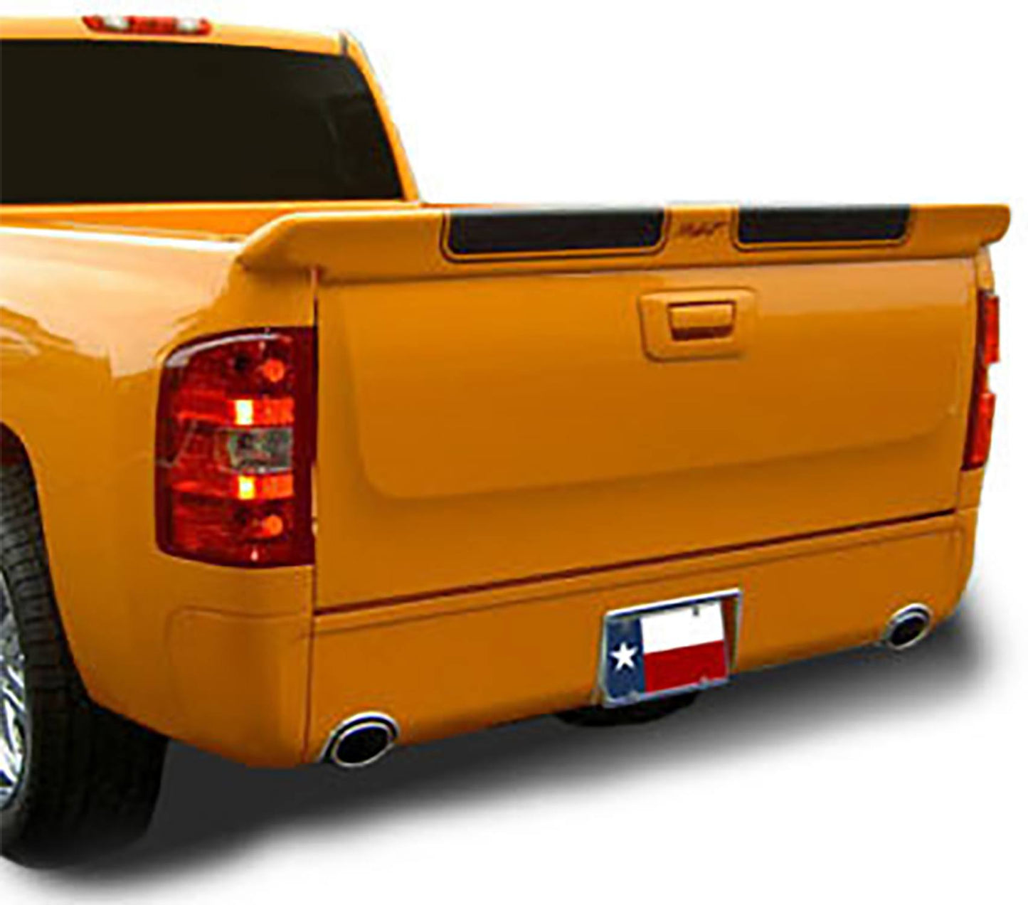 Chevrolet Silverado (Not Stepside) Custom Tailgate No Light Spoiler (2007-2013) - DAR Spoilers