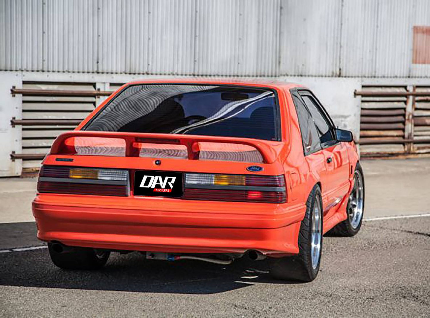 Ford Mustang Hatchback "Cobra Style" Factory 4Post W/Cutout Spoiler (1979-1993) - DAR Spoilers