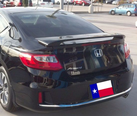 Honda Accord Coupe Custom Post No Light Spoiler (2013-2017) - DAR Spoilers
