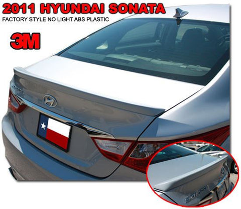 Hyundai Sonata Factory Lip No Light Spoiler (2011-2017) - DAR Spoilers
