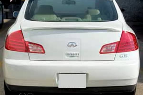 Infiniti G35 Sedan Custom Lip No Light Spoiler (2003-2006) - DAR Spoilers
