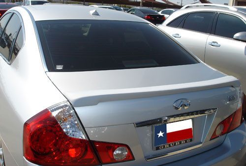 Infiniti M35/M45 (Large) Custom Lip No Light Spoiler (2008-2010) - DAR Spoilers