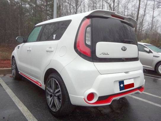 Kia Soul Factory Roof No Light Spoiler (2014-2019) - DAR Spoilers