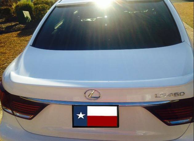Lexus LS460 Custom Lip No Light Spoiler (2013 and UP) - DAR Spoilers