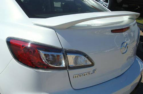 Mazda 3 Sedan Factory Post No Light Spoiler (2010-2013) - DAR Spoilers
