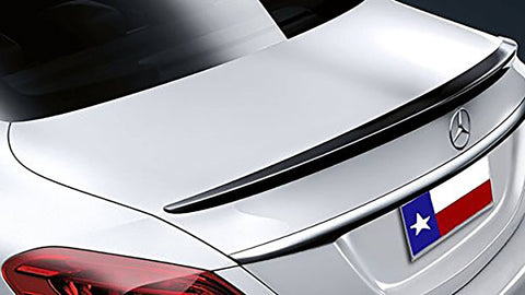 Mercedes C Class 4Dr Factory Lip No Light Spoiler (2015 and UP) - DAR Spoilers