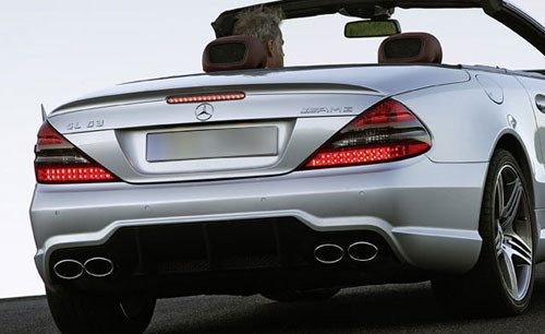 Mercedes SL63 Factory Lip No Light Spoiler (2003-2012) - DAR Spoilers
