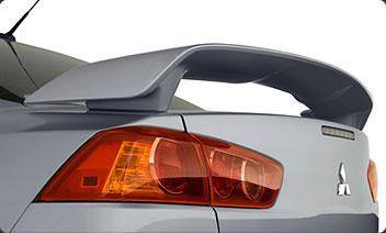 Mitsubishi Lancer Factory Post No Light Spoiler (2008 and UP) - DAR Spoilers