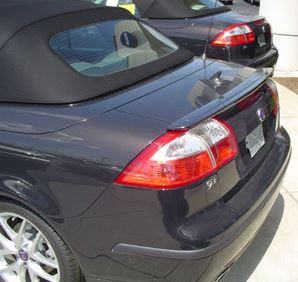 Saab 9.3 Convertible Factory Lip No Light Spoiler (2004 and UP) - DAR Spoilers