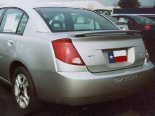 Saturn Ion 4DR Factory Post No Light Spoiler (2003-2008) - DAR Spoilers