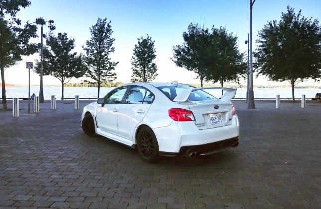 Subaru WRX "STi" Factory 2Post No Light Spoiler (2015 and UP) - DAR Spoilers