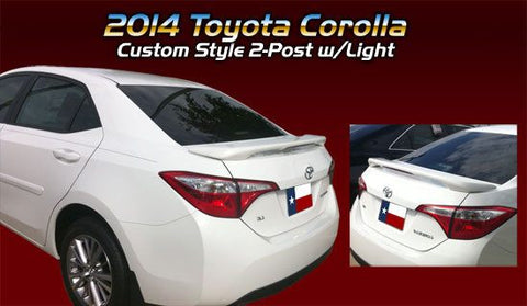 Toyota Corolla Custom Post Lighted Spoiler (2014 - 2019) - DAR Spoilers