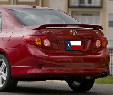 Toyota Corolla Factory Post Clr Light Spoiler (2009-2013) - DAR Spoilers
