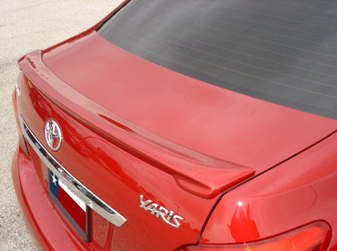 Toyota Yaris 4-Dr Custom Lip No Light Spoiler (2007-2011) - DAR Spoilers