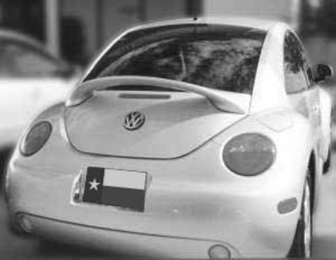 Volkswagen Beetle Custom Post No Light Spoiler (1998-2011) - DAR Spoilers