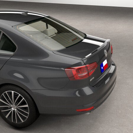 Volkswagen Jetta Factory Lip No Light Spoiler (2011-2018) - DAR Spoilers