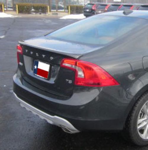 Volvo S60 Factory Lip No Light Spoiler (2011 and UP) - DAR Spoilers
