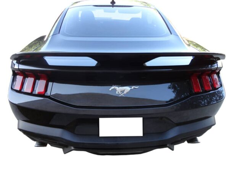 FORD MUSTANG CUSTOM GT350 STYLE PEDESTAL SPOILER (2024 AND UP)