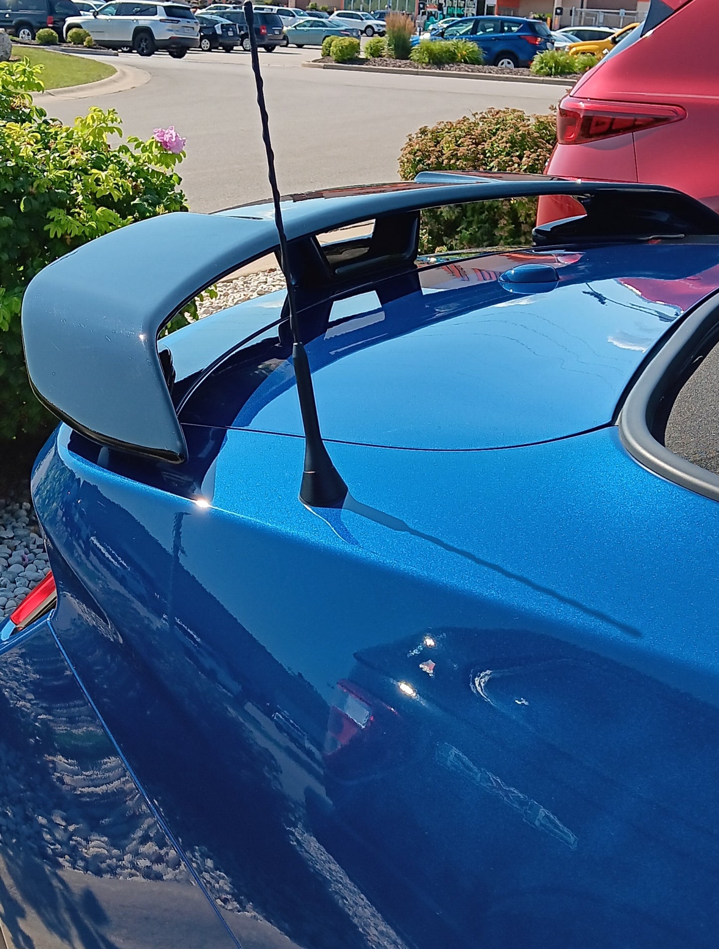 FORD MUSTANG CONVERTIBLE PERFORMANCE STYLE WING NO LIGHT(2024-UP) PAINTED