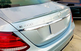 Mercedes E Class Sedan Factory Style Lip No Light Spoiler (2017 and Up) - DAR Spoilers