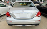 Mercedes E Class Sedan Factory Style Lip No Light Spoiler (2017 and Up) - DAR Spoilers