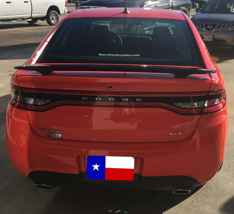 DODGE DART CUSTOM 2POST NO LIGHT SPOILER (2013 AND UP) - DAR Spoilers