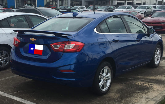 CHEVROLET CRUZE CUSTOM 2POST NO LIGHT SPOILER (2016 and UP) - DAR Spoilers