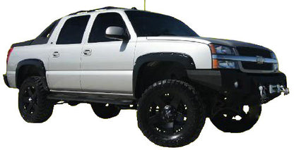 Chevrolet Avalanche "Non Body Cladding" Pocket Style Fender Flares (2002-2006)