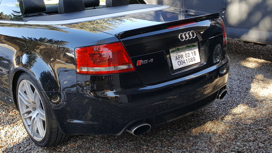 Audi RS4 Cabriolet Custom Lip No Light Spoiler (2006-2012) - DAR Spoilers