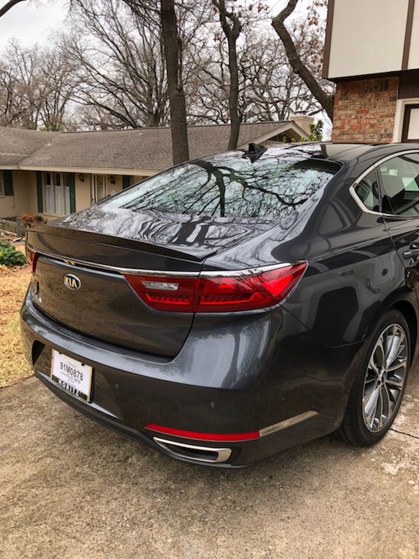 Kia Cadenza Custom Flush No Light Spoiler (2018 and UP) - DAR Spoilers