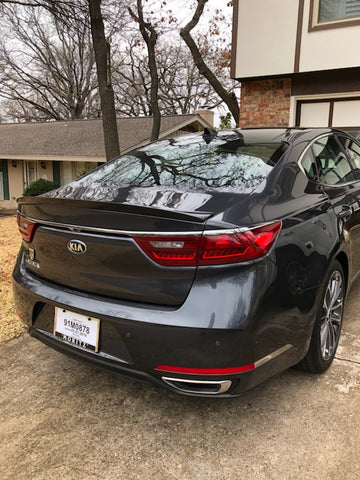 Kia Cadenza Custom Flush No Light Spoiler (2018 and UP) - DAR Spoilers