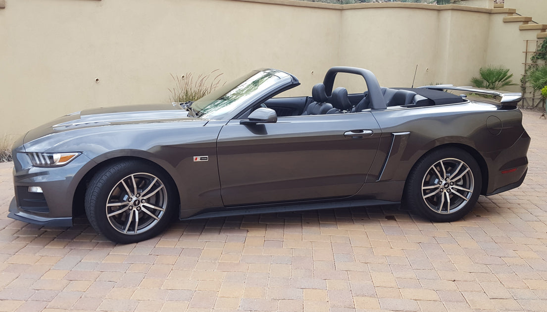 Ford Mustang Convertible "Black Mamba" Custom 2Post No Light Spoiler (2015 and UP) - DAR Spoilers