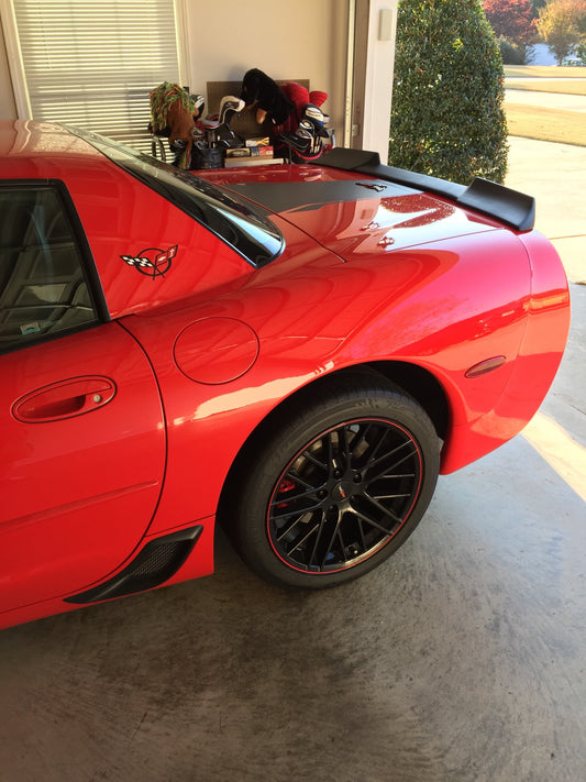 Chevrolet Corvette (C5) "Wickerbill" Inspired Custom Flush No Light Spoiler (1997-2004) - DAR Spoilers
