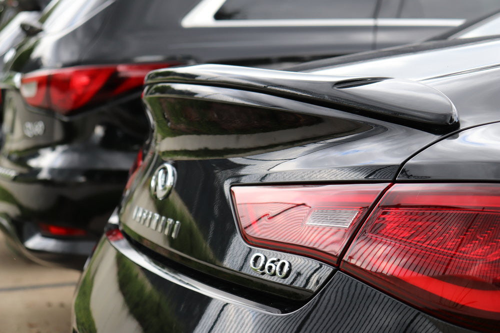 Infiniti Q60 Coupe Factory Lip No Light Spoiler (2017 and UP) - DAR Spoilers