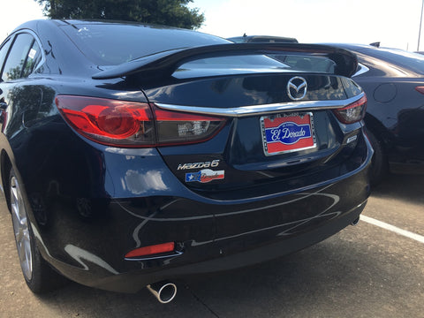 Mazda 6 Custom 2Post Lighted Spoiler (2014 and Up) - DAR Spoilers