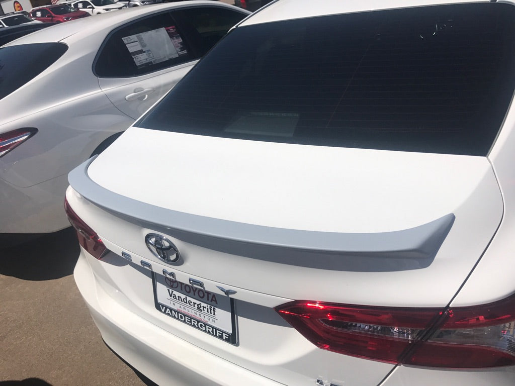 Toyota Camry Factory Flush No Light Spoiler (2018 and Up) - DAR Spoilers