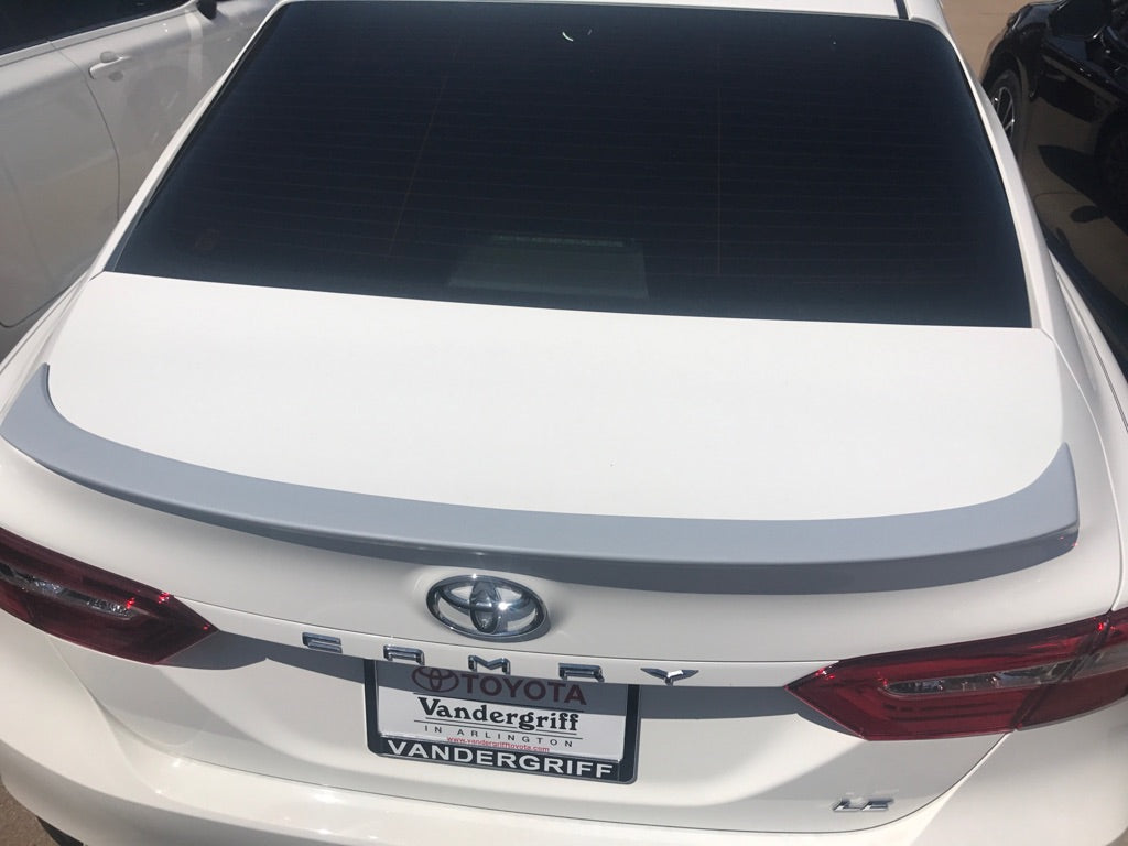 Toyota Camry Factory Flush No Light Spoiler (2018 and Up) - DAR Spoilers