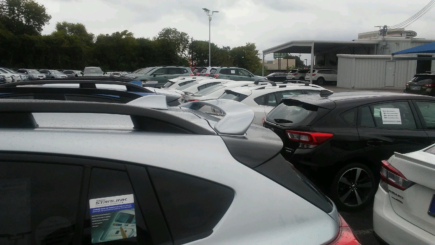 Subaru XV Crosstrek Custom 2post No Light Spoiler (2018 and Up) - DAR Spoilers