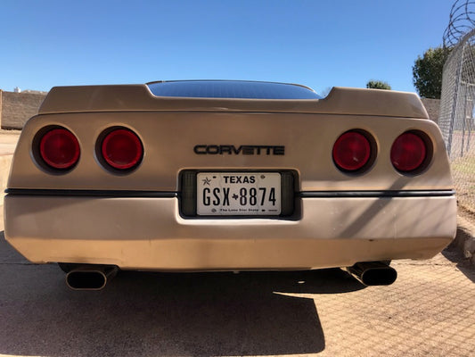 Chevrolet Corvette (C4) "Wickerbill" Inspired Custom Flush No Light Spoiler (1984-1990) - DAR Spoilers