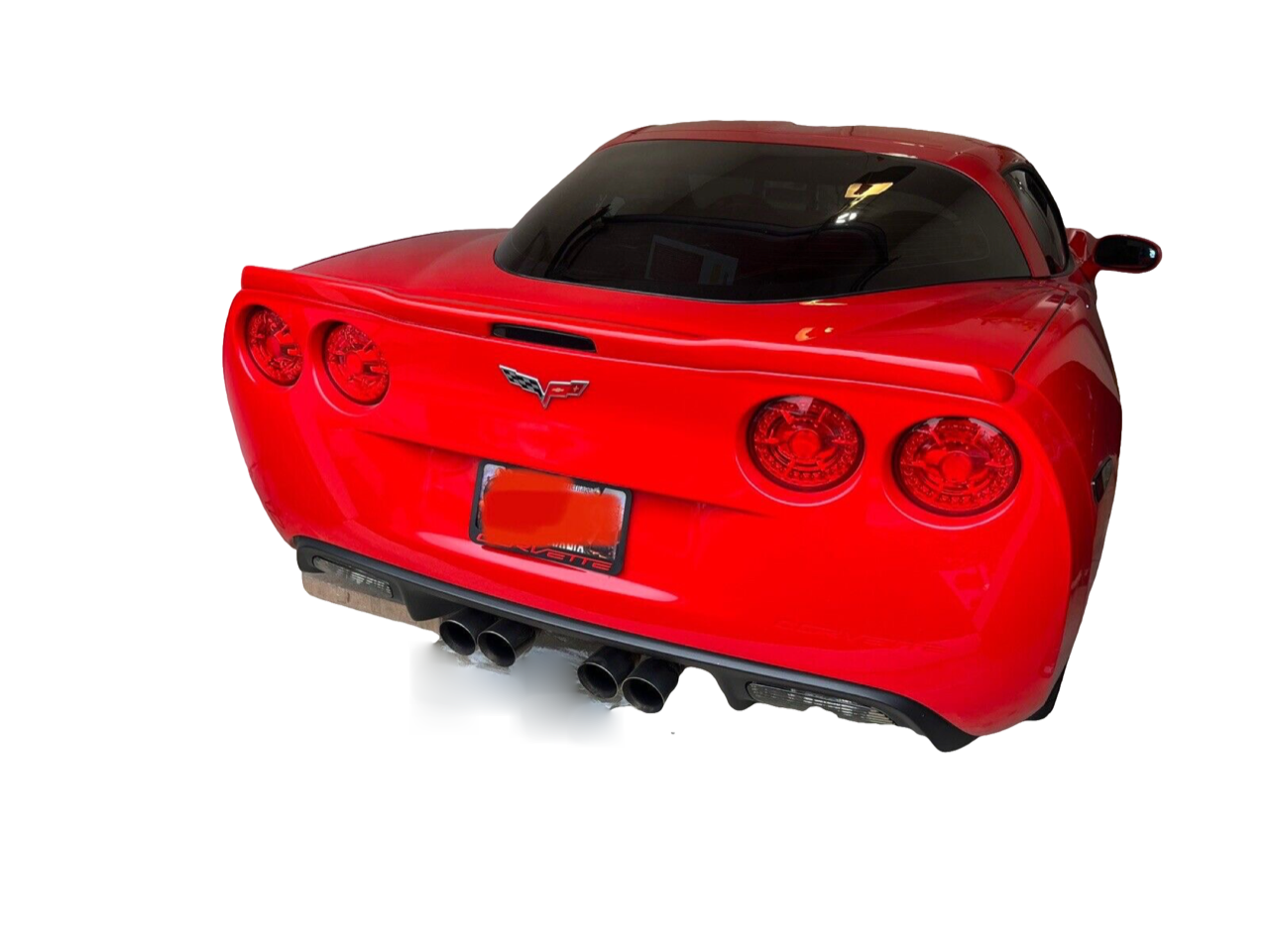 For Chevrolet Corvette (C6) Factory Style Flush No Light Spoiler (2005-2013)